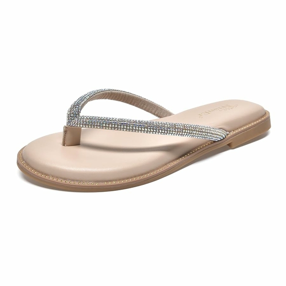 Pink Rhinestone Sandals - Picture 6 of 8